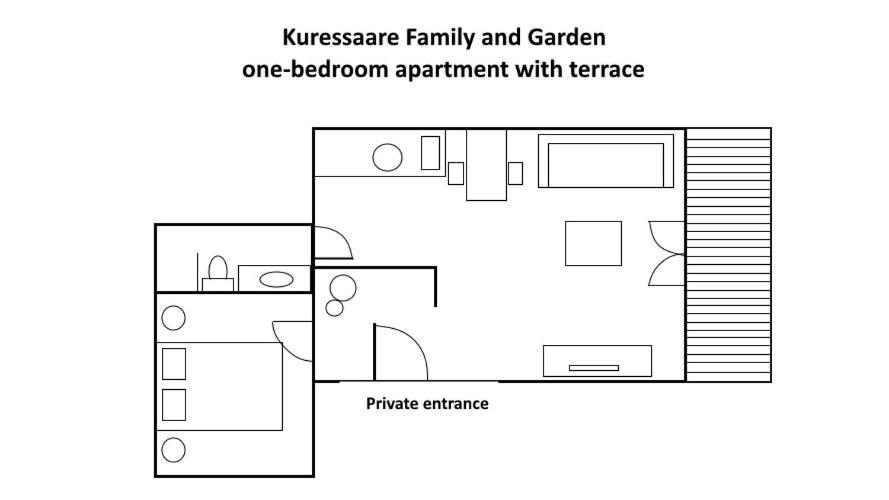 Kuressaare Family And Garden Apartments Exterior photo